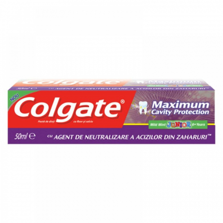 Ingrijirea corpului - Colgate pasta dinti junior 50ml mcp mild mint 6+