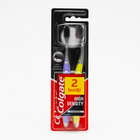 Ingrijirea corpului - Colgate periuta dinti charcoal soft 2buc/set