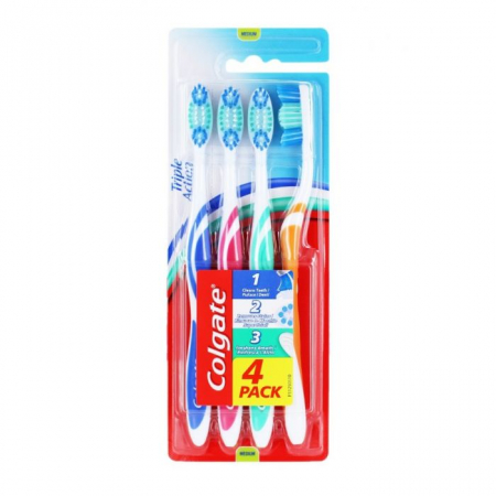 Periuta dinti - Colgate periuta dinti triple action 4/set