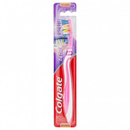 Ingrijirea corpului - Colgate periuta dinti zig zag cu capac