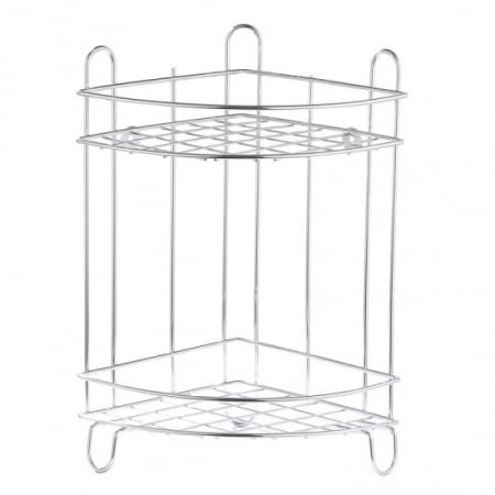 Etajera - Coltar inox cu 2 nivele