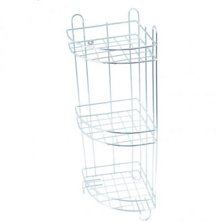 Etajera - Coltar inox cu 3 nivele