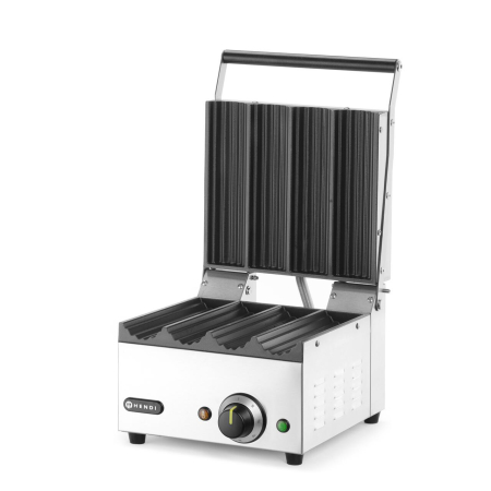 Contact Grill pentru hot dog și wrap-uri, 1800 W, 385 x 285 x H 254 mm [1]