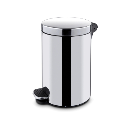 Mașini de spălat vase și igienă - Cos de gunoi rotund cu pedala, inox, 20L, ø300x(H)440mm