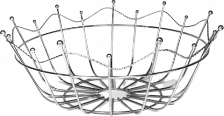 Cosuri - Cos din Inox – Ø23 cm, Înălțime 9 cm, Design Elegant și Aerisit