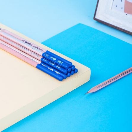 Creion grafit HB fără gumă Deli [8]