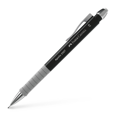 Birotica & Papetarie - Creion mecanic 0.7 mm Apollo Faber-Castell, negru