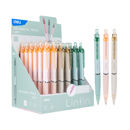 Creion Mecanic 0.7 mm Linfini Culori Macarons – DELI [4]