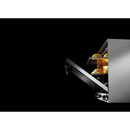 Cuptor convectie Hendi H90, 4 tavi 438x315 mm incluse, 2 elemente incalzire, 2 ventilatoare, termostat reglabil 50-300 gr C, timer 0-120 min, 2670 W,595x624x(H)572mm [12]