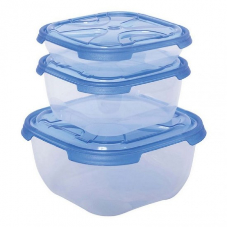 Cutie alimente - Cutie alimente patrata fresco 0.55l+1.1l+2.1l