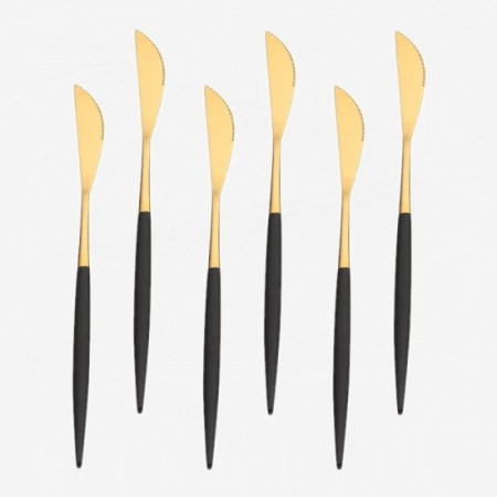 Cutit inox deluxe diverse culori 6buc/set [1]