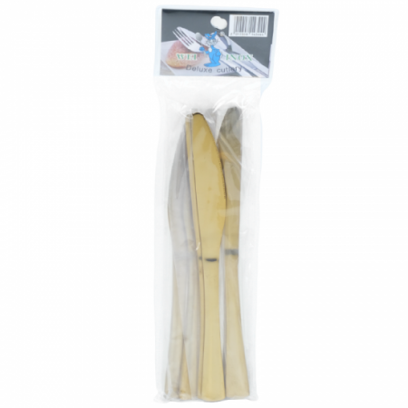 Cutit inox deluxe gold 6buc/set wow [1]