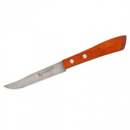 Vase si accesorii bucatarie - Cutit inox legume clasic maner lemn 12cm 210-12 icos