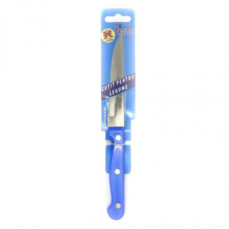 Vase si accesorii bucatarie - Cutit legume maner albastru jj514613 icos