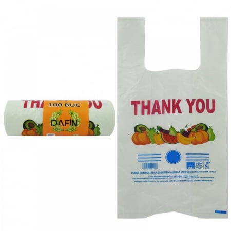 Pungi - Punga maieu biodegradabila 100buc/rola 7kg