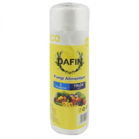 Uz casnic si menaj - DAFIN PUNGI ALIMENTARE ROLA 1KG 19X24CM