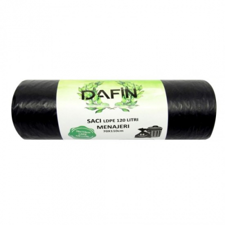 Saci menaj - Saci menaj LDPE 120l 10 Buc/ Rola 70x110cm