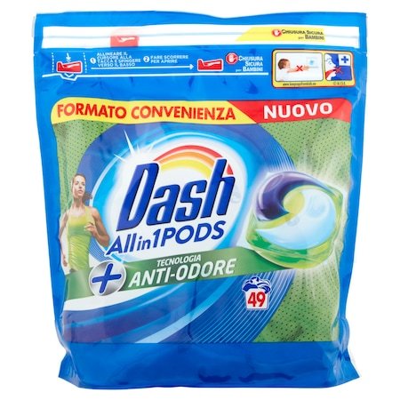 Detergenti rufe - Dash detergent capsule 49buc anti-odore