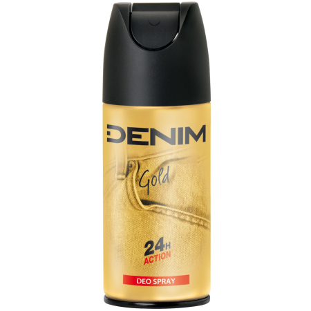 Deodorante - Deodorant Spray Denim Gold, 150 ml – Eleganță și prospețime 24h