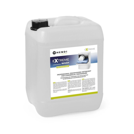 Mașini de spălat vase și igienă - Detergent profesional pentru masina de spalat vase fara clorura de fosfasti potrivit pentru orice duritate a apei, Hendi 10 L