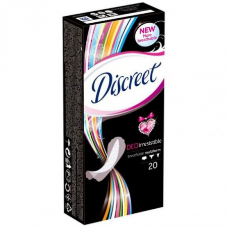 Absorbante - Discreet absorbante zilnice 20buc deo irresistible