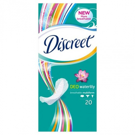 Absorbante - Discreet absorbante zilnice 20buc deo waterlily