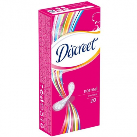 Ingrijirea corpului - Discreet absorbante zilnice 20buc normal
