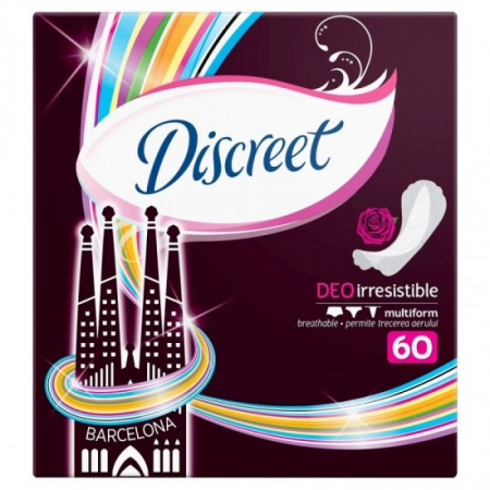 Absorbante - Discreet absorbante zilnice 60buc multiform irresistible
