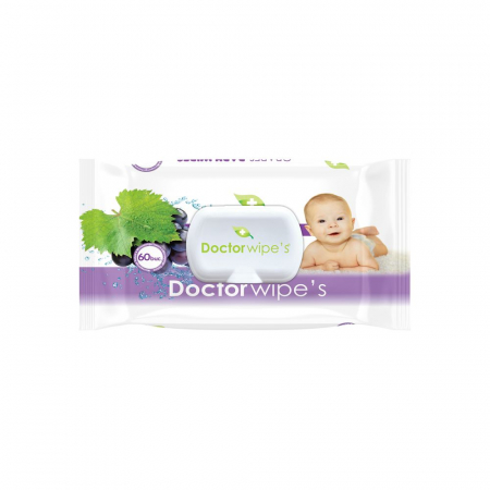 Servetele umede - Doctor servetele umede grapes 60buc