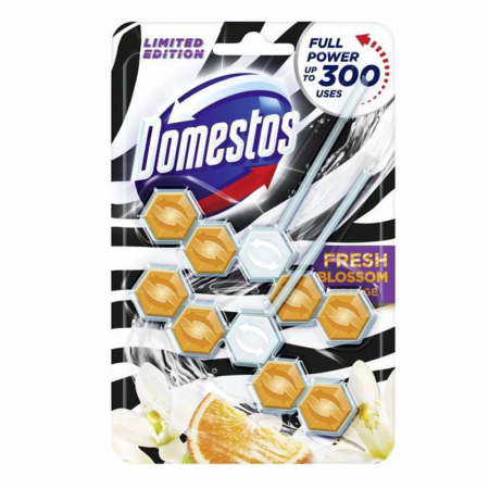 Odorizante - Domestos odorizant wc bile 2x55g fresh blossom orange
