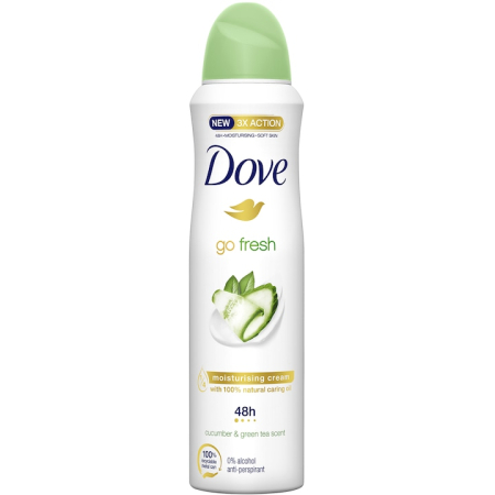 Ingrijirea corpului - DOVE ANTIPERSPIRANT DEO 150ML ADVANCED CARE CUCUMBER&GREEN TEA