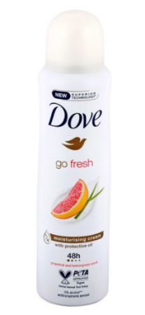 Deodorante - Dove antiperspirant deo 150ml go fresh grapefruit lemongrass