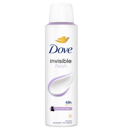 Ingrijirea corpului - DOVE ANTIPERSPIRANT DEO 150ML INVISIBLE FRESH