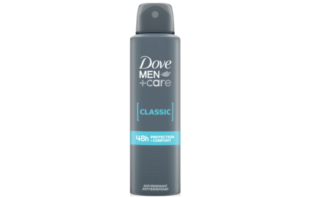 Ingrijirea corpului - DOVE ANTIPERSPIRANT DEO 150ML MEN CLASSIC 48H