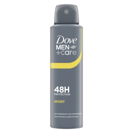 Ingrijirea corpului - DOVE ANTIPERSPIRANT DEO 150ML MEN PLUS CARE 48H SPORT