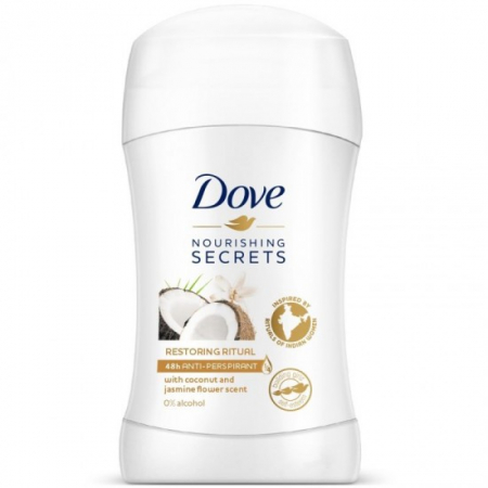 Ingrijirea corpului - Dove antiperspirant stick 40ml restoring ritual coconut jasmine