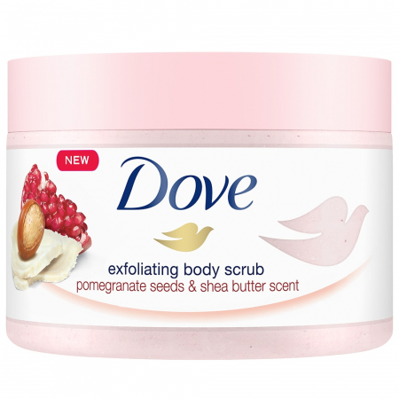 Crema corp - Dove body scrub 225ml pomegranate shea butter