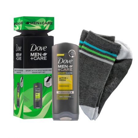 Casete cadou - Dove caseta cadou (sg250+sosete) men care active fresh