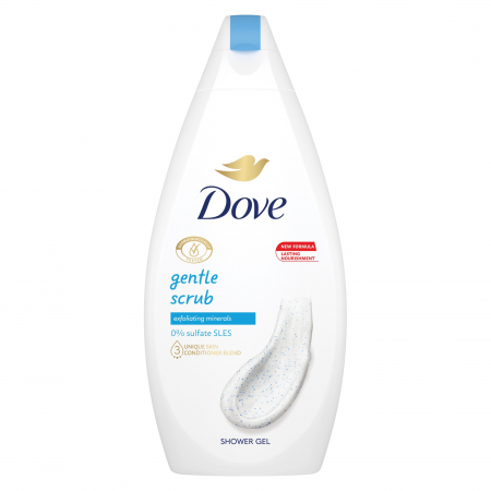 Ingrijirea corpului - Dove gel dus 450ml gentle scrub