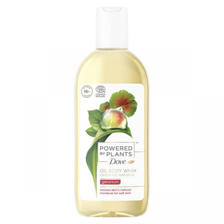 Ingrijirea corpului - Dove powered by plants ulei dus 250ml geranium