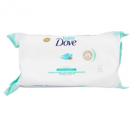 Consumabile hartie - Dove servetele umede 50buc baby sensitive moisture
