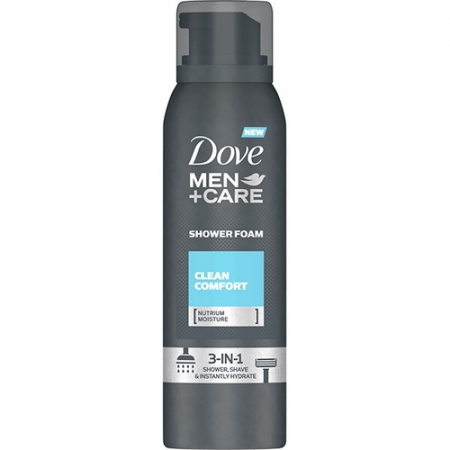 Ingrijirea corpului - Dove spuma dus 200ml men clean confort 3in1