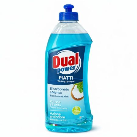Detergent de Vase DUAL POWER Bicarbonat & Menta – 1 L [1]