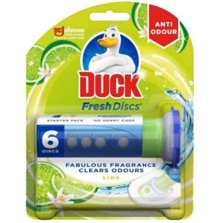 Odorizante wc - Duck fresh discs aparat wc 36ml lime