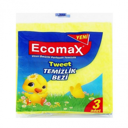 Lavete - Ecomax tweet lavete uscata 3buc