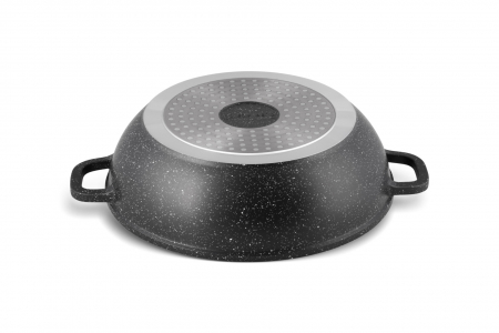 Edenberg cratita joasa aluminiu marmurata cu capac sticla 5.5l 32cm eb-8135 [3]