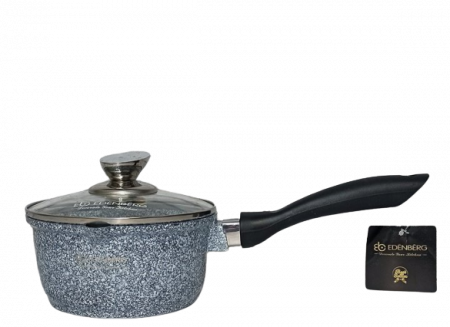Cratite - Edenberg cratita marmurata cu coada si capac sticla 1.9l 18cm eb-8046