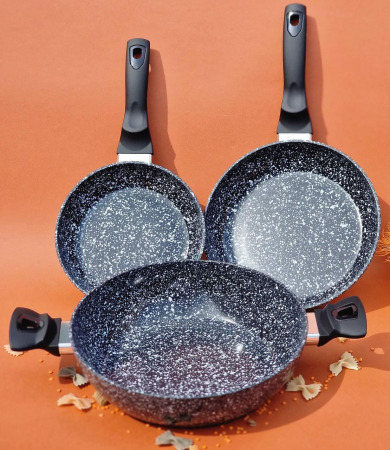 Edenberg set tigai 3pcs aluminiu marmurat 20/24/28cm eb-14721 [2]