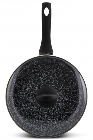 Edenberg tigaie nonstick granit cu capac sticla 28cm eb-3440 [2]