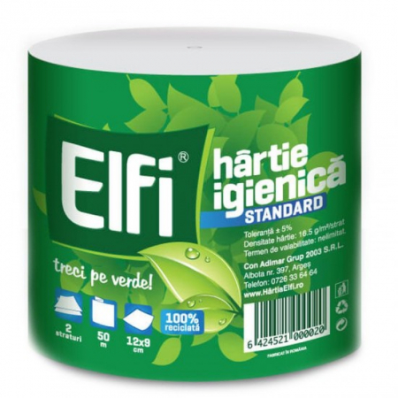 Consumabile hartie - Elfi hartie igienica 24role 2str 50m